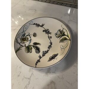 Edie Rose Bloom Collection Dinner Plate 9.25" Floral Butterfly